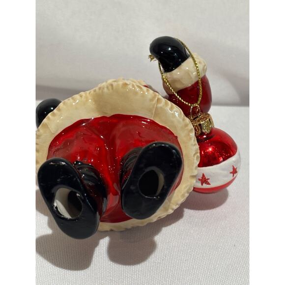 Vintage resin Santa ornament Figurine old world Saint Nick Collector Country‎ - Picture 6 of 7